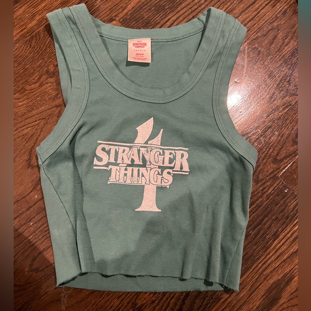 Pacsun stranger things tank top